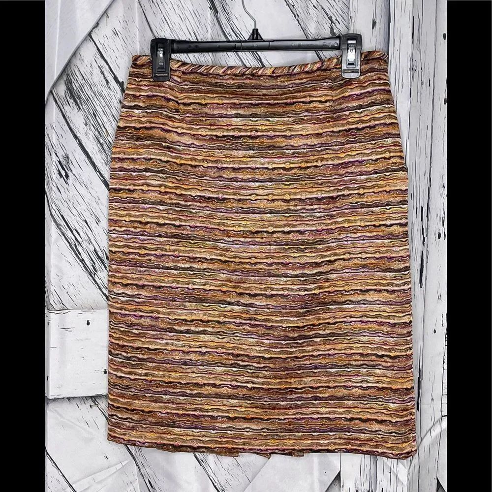 Dressbarn zig-zag print skirt 8